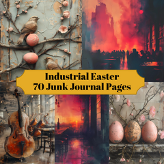 Industrial Easter Junk Journal Pages - CraftNest