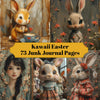 Kawaii Ostern Junk Journalseiten