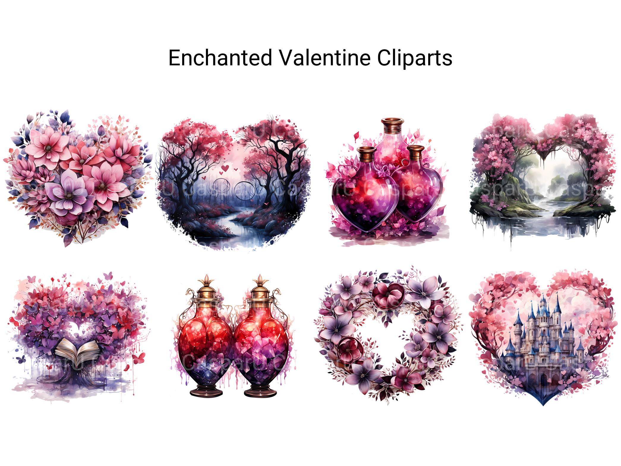 Enchanted Valentine Clipart - CraftNest