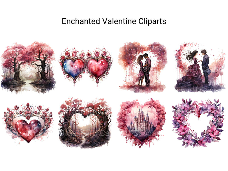 Enchanted Valentine Clipart - CraftNest