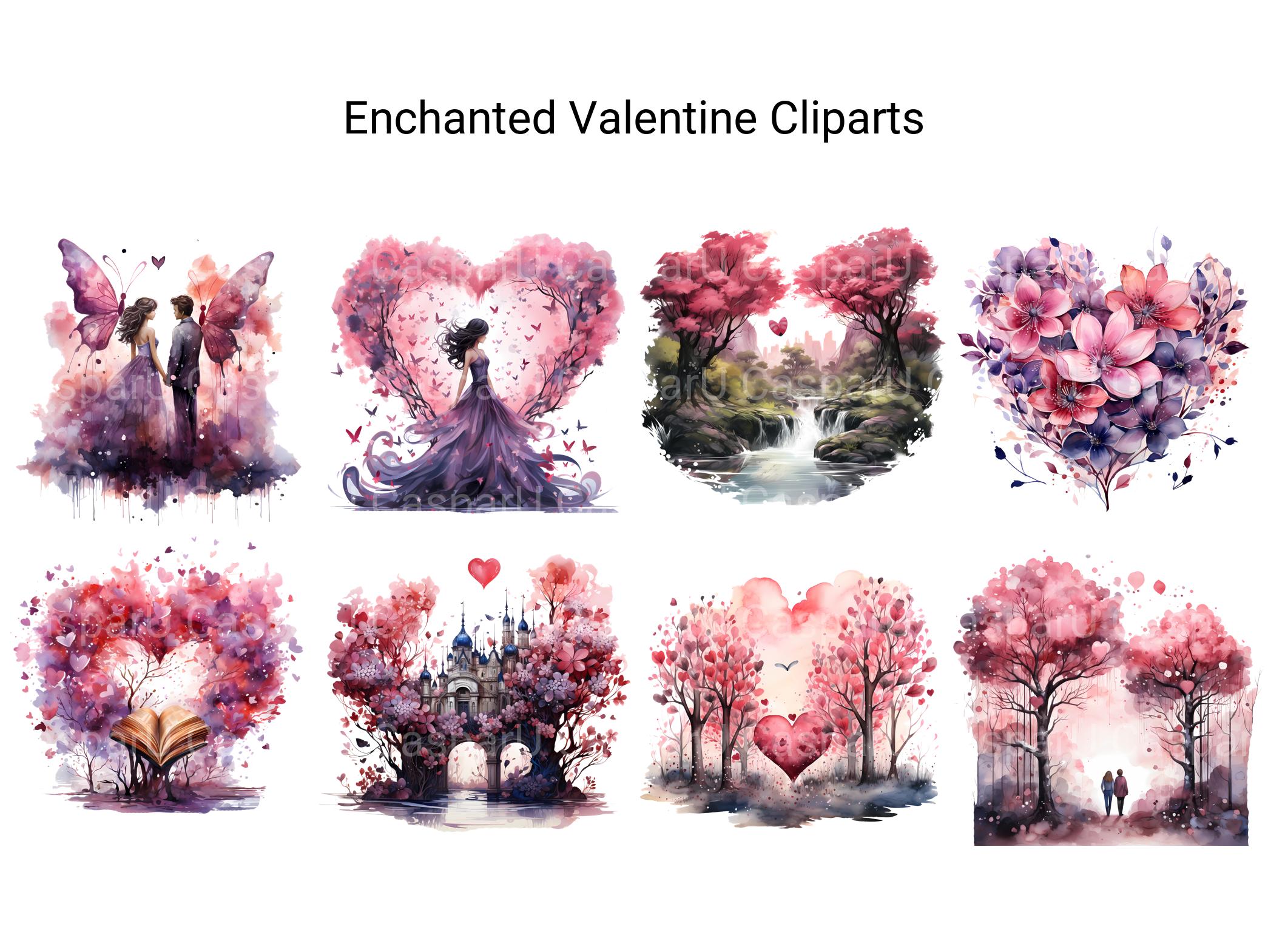 Enchanted Valentine Clipart - CraftNest