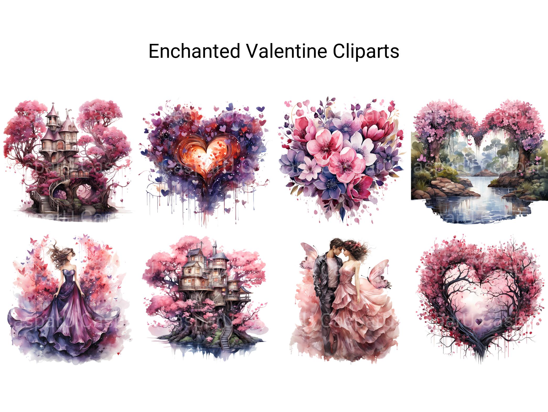 Enchanted Valentine Clipart - CraftNest