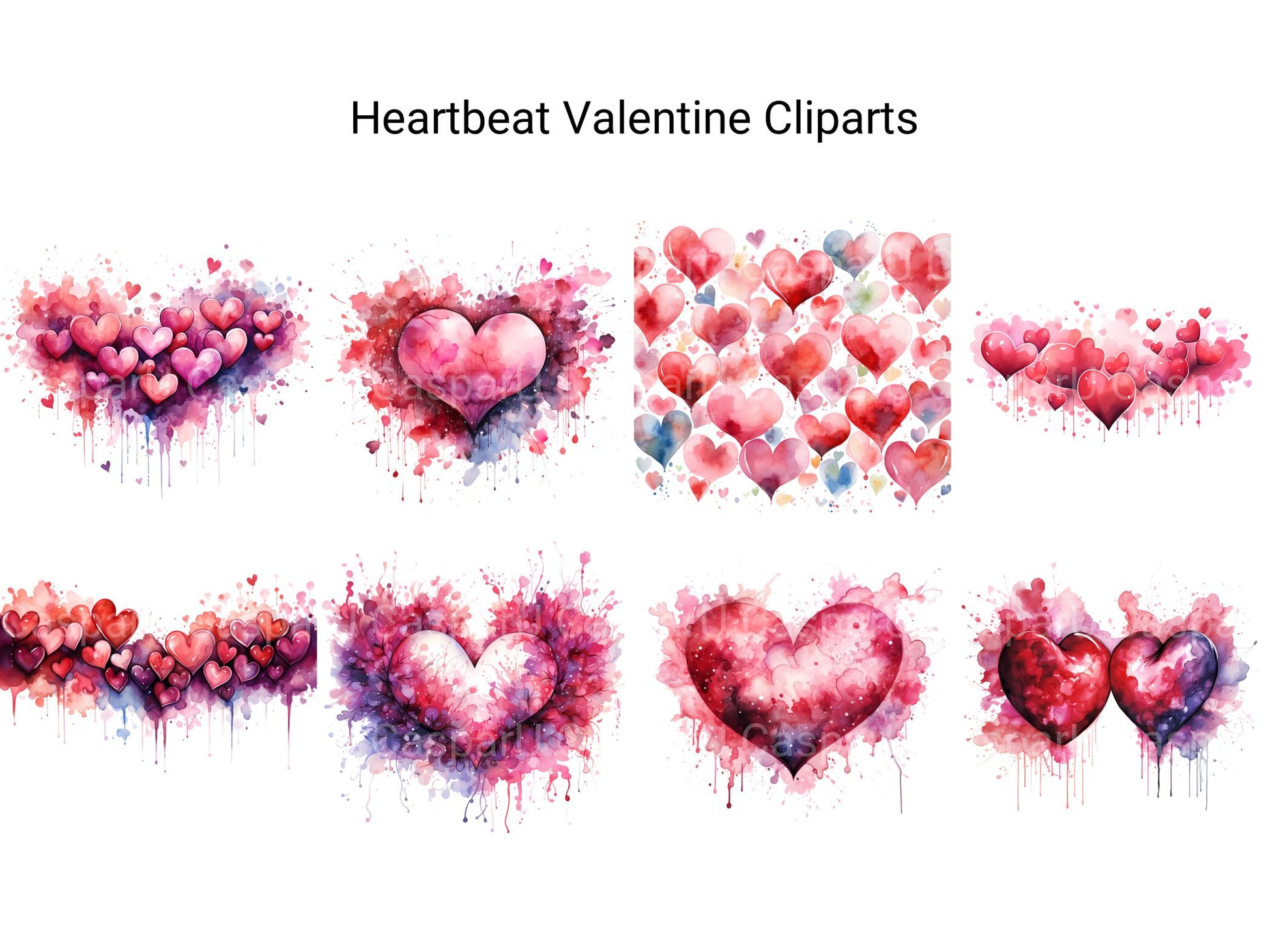 Heartbeat Valentine Clipart - CraftNest