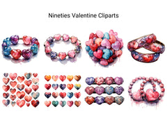 Nineties Valentine Clipart - CraftNest