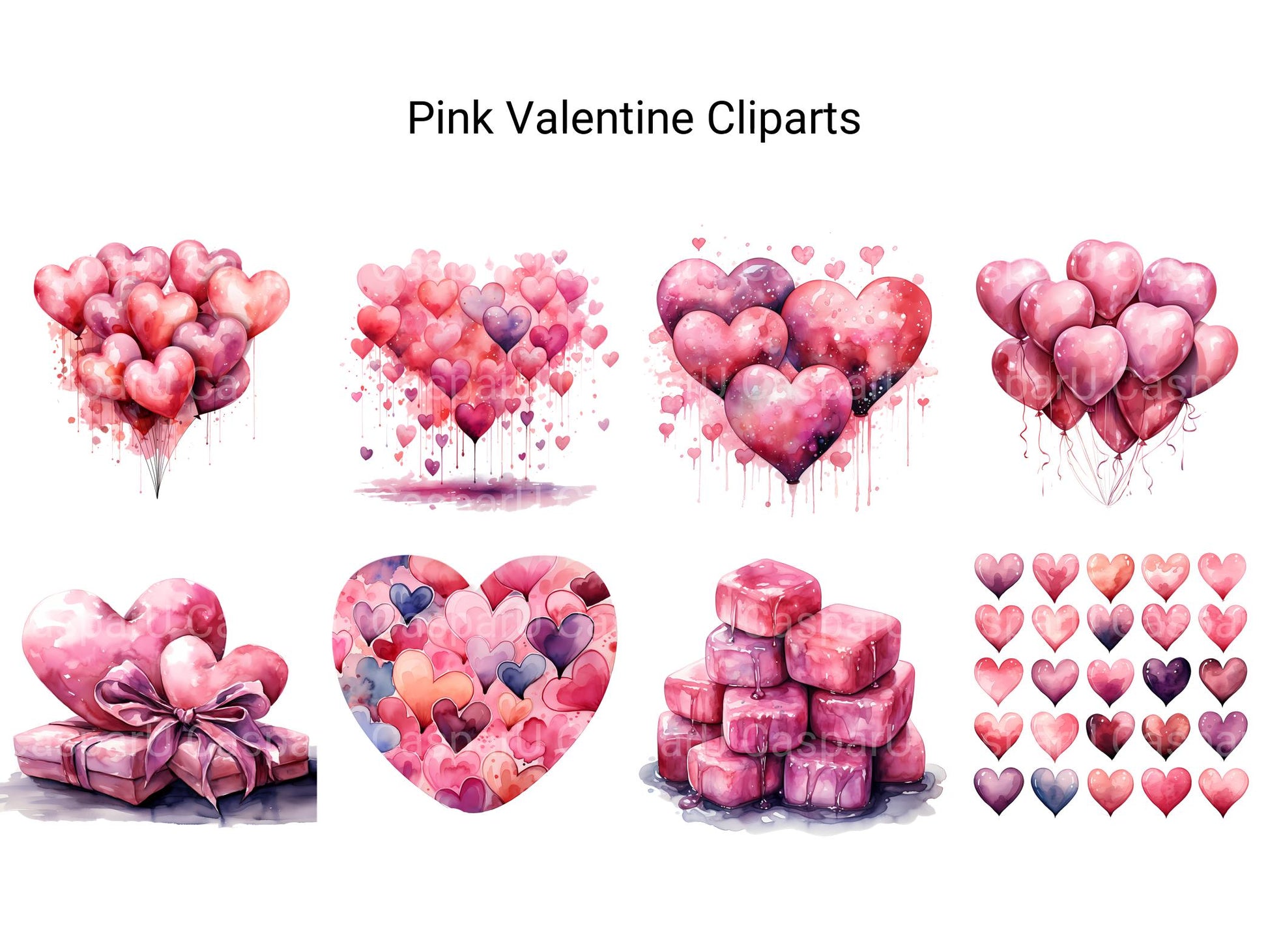 Pink Valentine Clipart - CraftNest