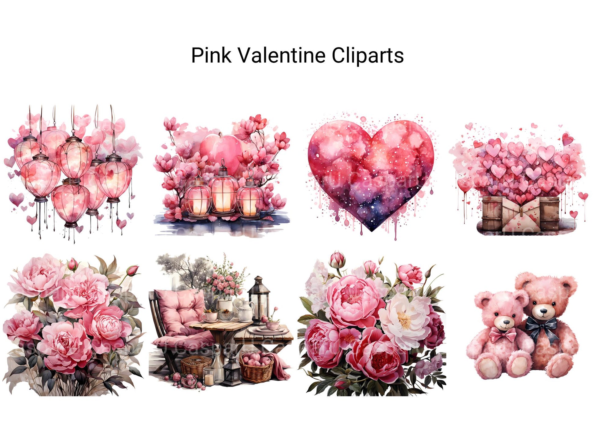 Pink Valentine Clipart - CraftNest