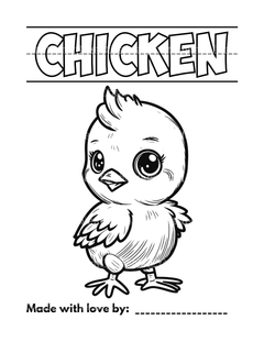 Farmhouse Animal Coloring Book - CraftNest - Digital Crafting and Art