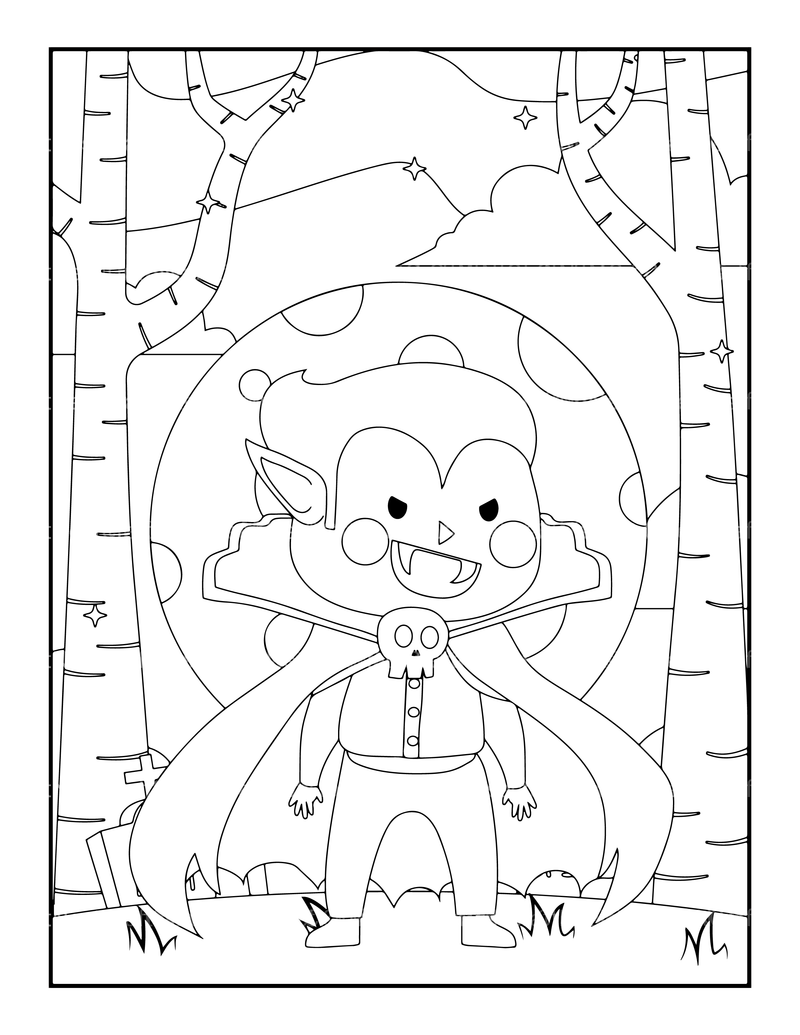 Kids Halloween Ghost Coloring Book - CraftNest - Digital Crafting and Art