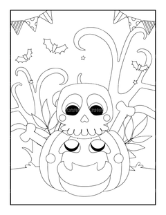 Kids Halloween Ghost Coloring Book - CraftNest - Digital Crafting and Art