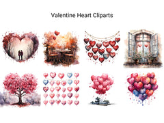 Valentine Heart Clipart - CraftNest