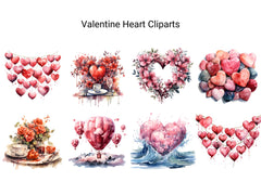 Valentine Heart Clipart - CraftNest