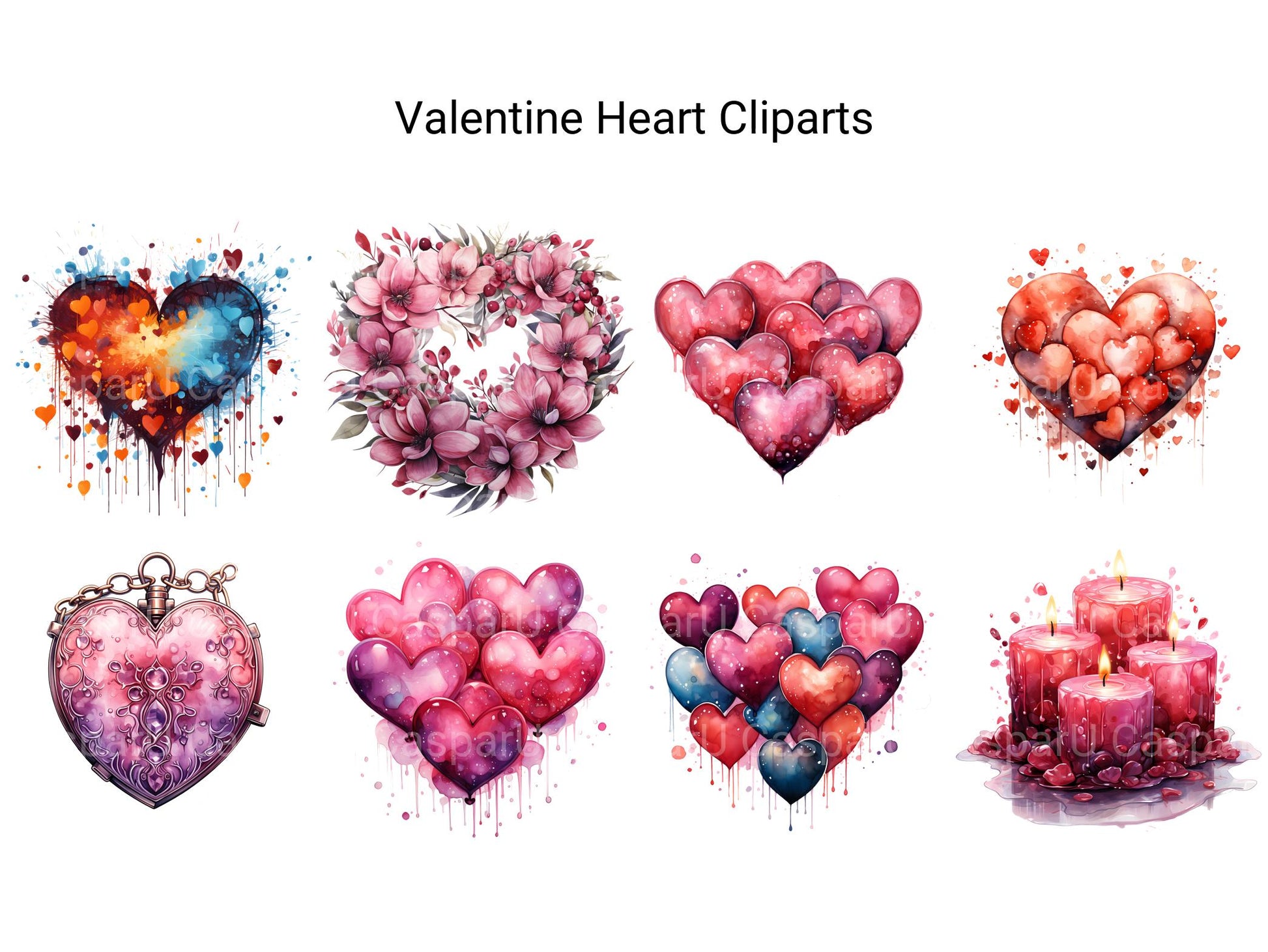 Valentine Heart Clipart - CraftNest