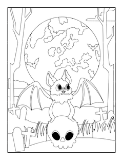 Kids Halloween Ghost Coloring Book - CraftNest - Digital Crafting and Art