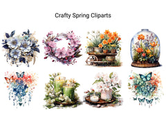 Crafty Spring Clipart - CraftNest