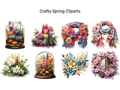 Crafty Spring Clipart - CraftNest