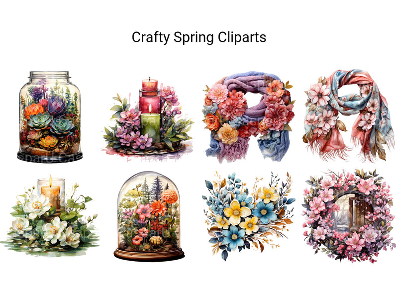 Crafty Spring Clipart - CraftNest