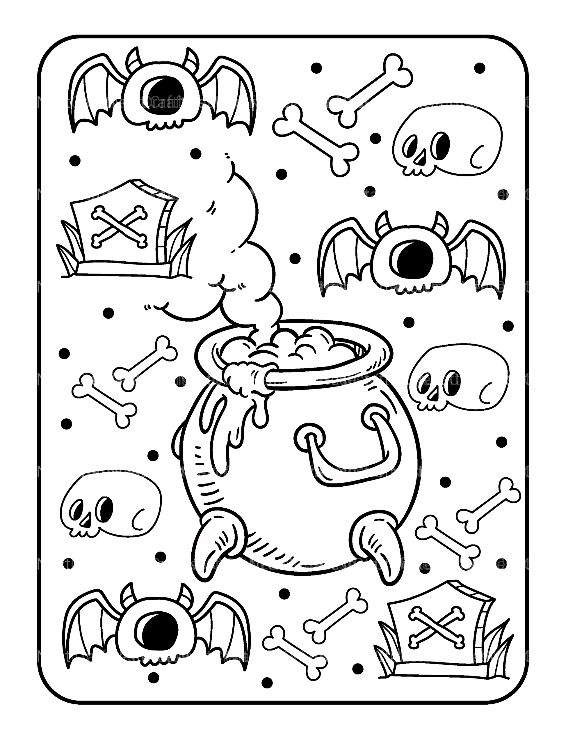 Panda Coloring Book - CraftNest - Digital Crafting and Art