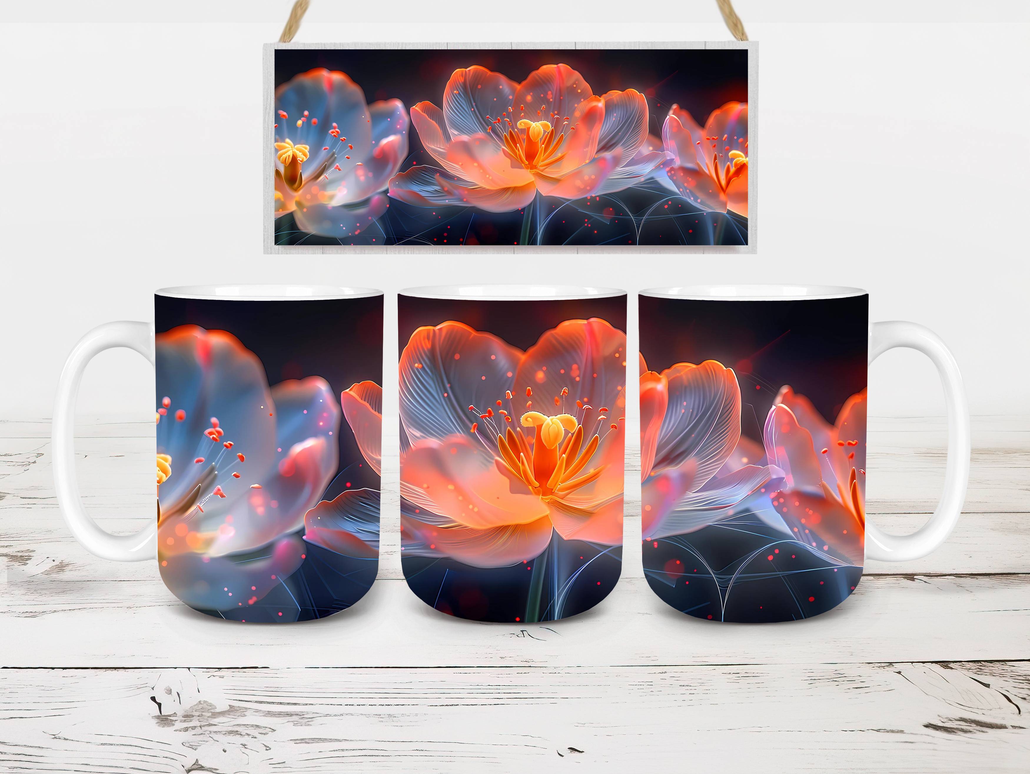 Flower Tulips 2 Mug Wrap - CraftNest