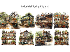 Industrial Spring Clipart - CraftNest