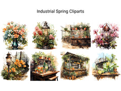 Industrial Spring Clipart - CraftNest