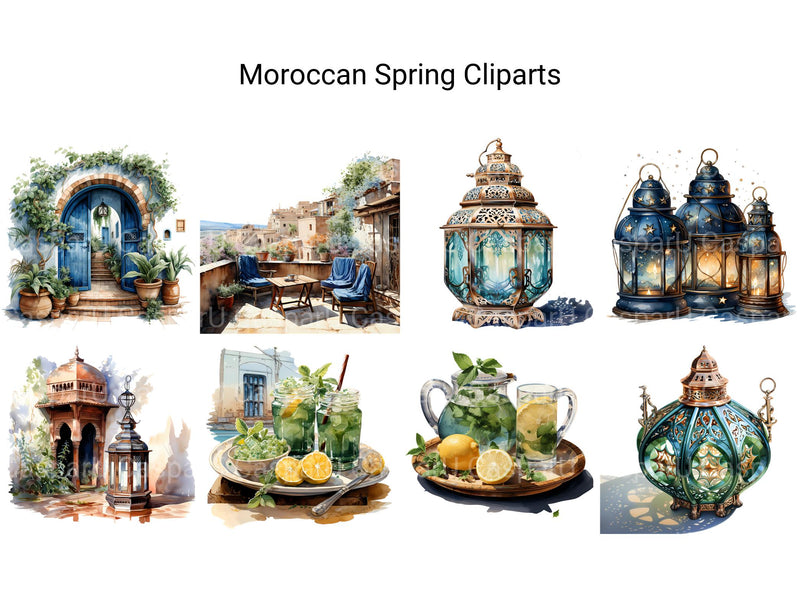 Moroccan Spring Clipart - CraftNest