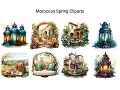 Moroccan Spring Clipart - CraftNest