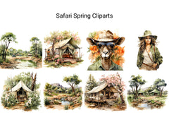 Safari Spring Clipart - CraftNest