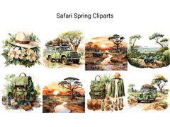 Safari Spring Clipart - CraftNest