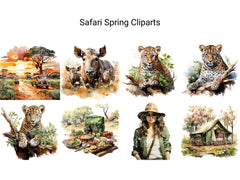 Safari Spring Clipart - CraftNest