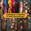 Knitting & Crocheting Junk Journal Pages