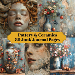 Pottery And Ceramics Junk Journal Pages - CraftNest - Digital Crafting and Art