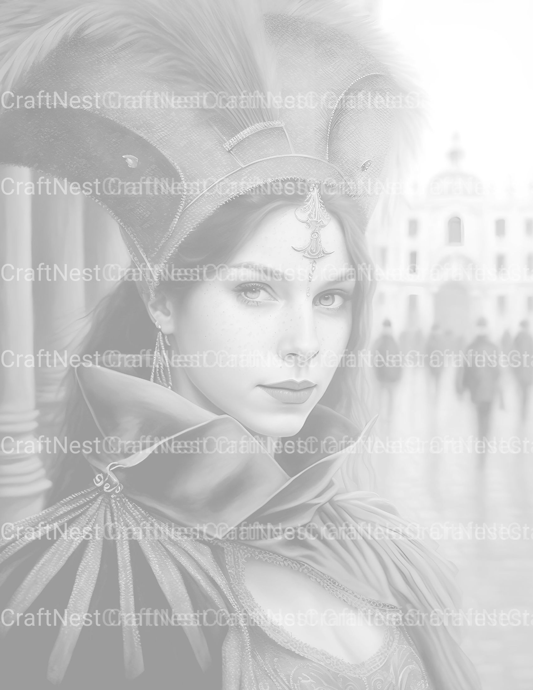 Victorian Woman Coloring Book - CraftNest - Digital Crafting and Art