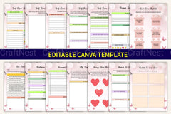 Self Love Building Workbook - CraftNest - Digital Crafting and Art