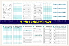 Medical Tracker Ultimate: Comprehensive Health Management Tool - CraftNest - Digital Crafting and Art