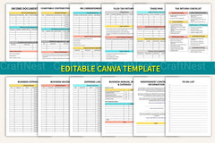 Tax Return Binder for Organized Filing - CraftNest - Digital Crafting and Art