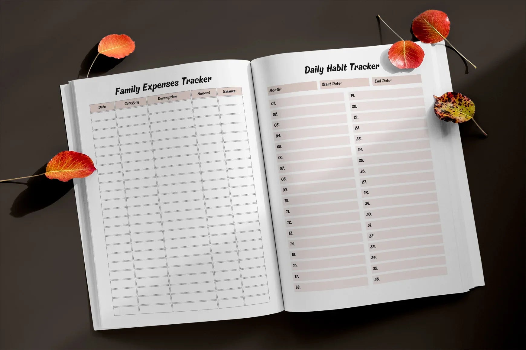 Family Planner KDP Planner - CraftNest - Digital Crafting and Art