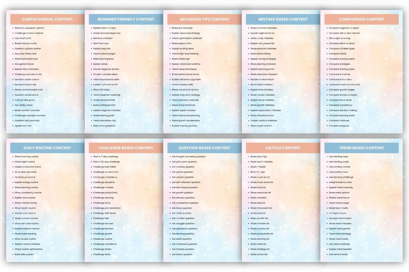 Viral Content Prompt Book for Creative Inspiration - CraftNest - Digital Crafting and Art