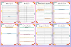 Self Care Planner: Enhance Your Wellbeing - CraftNest - Digital Crafting and Art