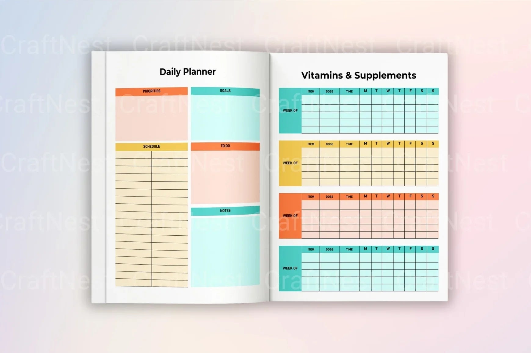 Mental Health Workbook for Personal Growth - CraftNest - Digital Crafting and Art