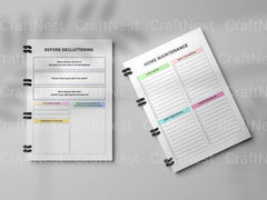 Declutter Workbook Guide - CraftNest - Digital Crafting and Art
