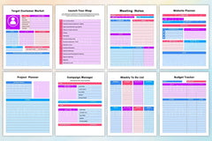 Small Business Planner for Entrepreneurs - CraftNest - Digital Crafting and Art