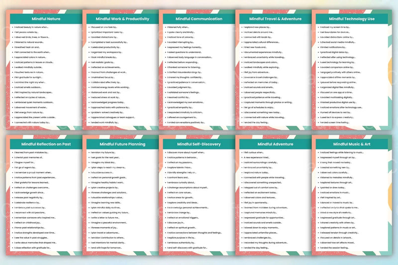 Mindful Prompts for Self Reflection - CraftNest - Digital Crafting and Art