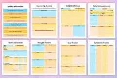 Anxiety & Depression Workbook for Personal Growth - CraftNest - Digital Crafting and Art