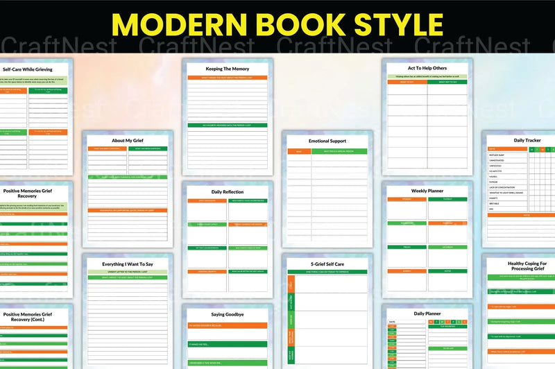 Grieving and Healing Workbook - CraftNest - Digital Crafting and Art