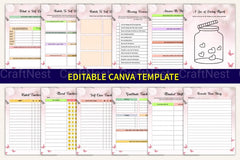 Self Love Workbook for Personal Growth - CraftNest - Digital Crafting and Art