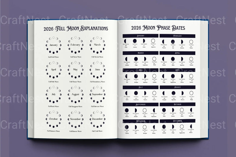 Moon and Astrology Planner - CraftNest - Digital Crafting and Art
