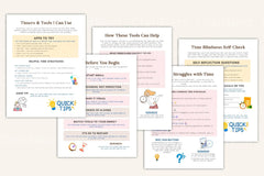 ADHD Time Management Worksheets for Improved Focus - CraftNest - Digital Crafting and Art