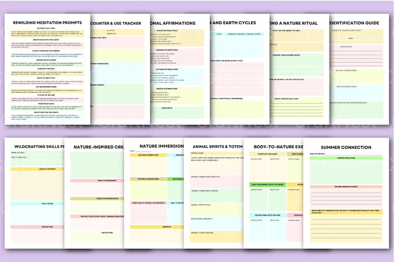 Rewild Your Life Planner - CraftNest - Digital Crafting and Art