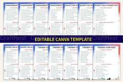 Social Media Prompt Book for Creative Engagement - CraftNest - Digital Crafting and Art