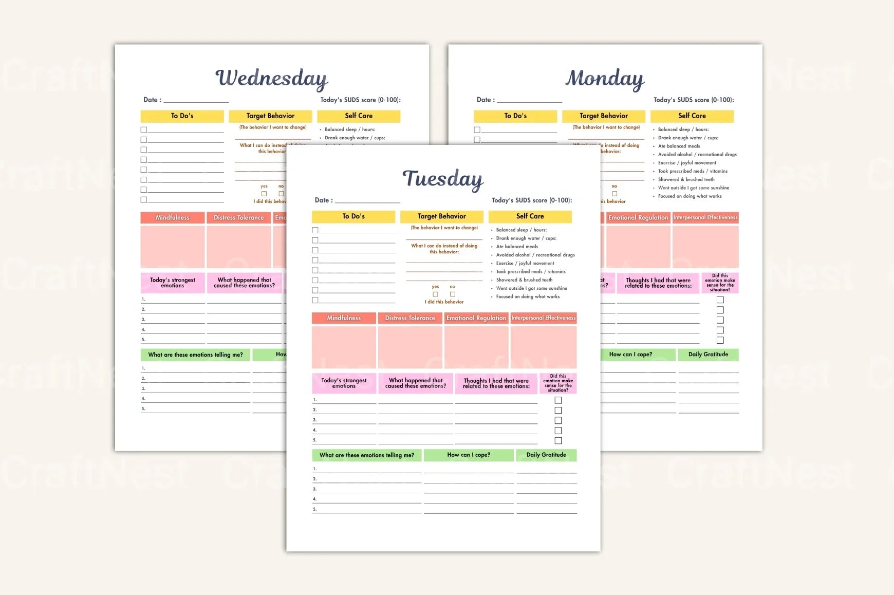 Dialectical Behavior Therapy Guide - CraftNest - Digital Crafting and Art